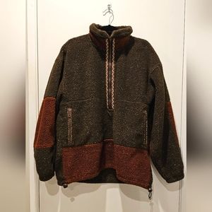 Vintage Tsunami Sharpa Half Zip Pull-over